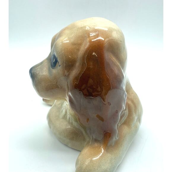 Vintage Puppy planter, Cocker Spaniel Mid Century 7.5x4x3.5 W - Picture 3 of 10